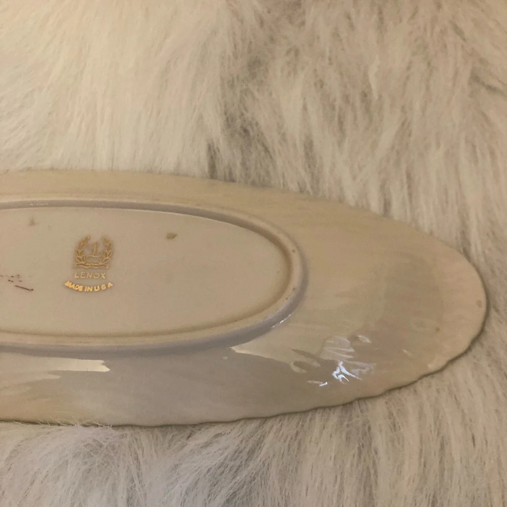 Vintage Lenox butter dish